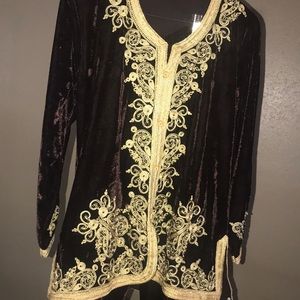 Two piece Moroccan jabadoor set